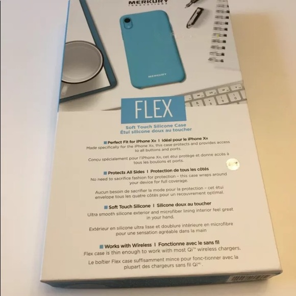 Merkury Flex Innovations Blue iPhone phone Case - Picture 2 of 3